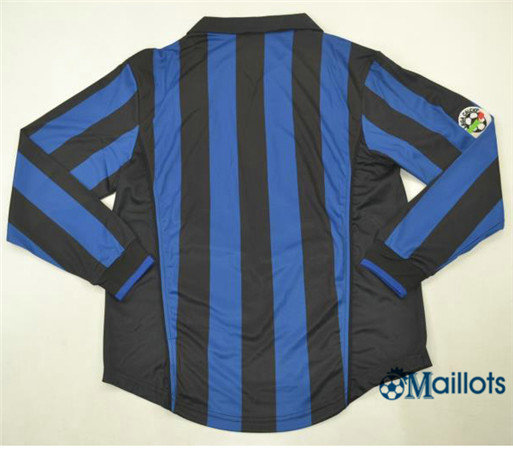 Thaïlande Maillot Rétro football club Inter Milan Manche Longue Domicile 1998-1999 pas cher