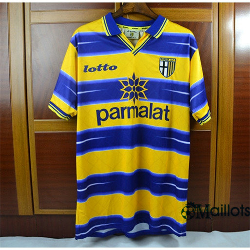 Maillot Rétro football Parma Calcio Domicile Jaune 1998-99