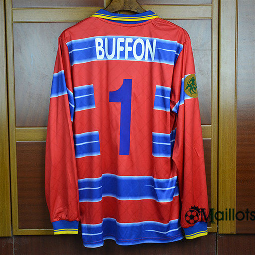 Thaïlande Maillot sport Vintage Parma Calcio EU cup Goalkeeper Manche Longue 1998-1999 pas cher