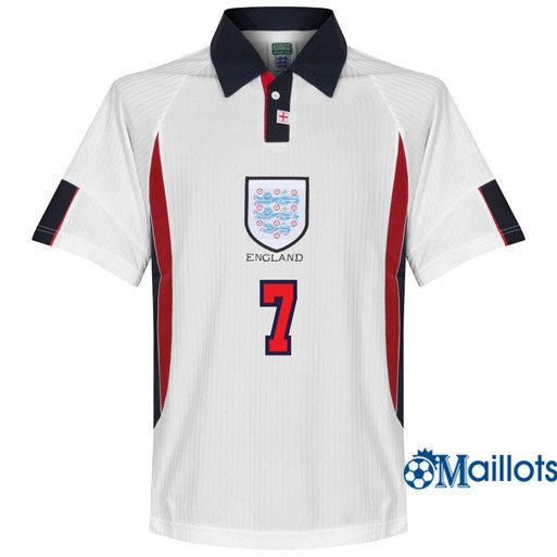 Thaïlande Maillot Rétro foot Coupe du Monde Angleterre Domicile (7 BECKHAM) 1998 pas cher
