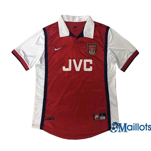 Maillot Rétro football Arsenal Domicile 1998