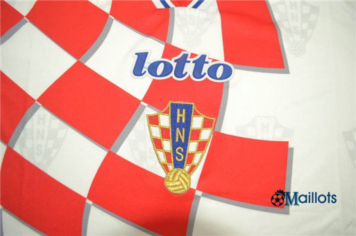 Vend Maillot Vintage fc football Coupe du Monde Croatie Domicile 1998 pas cher