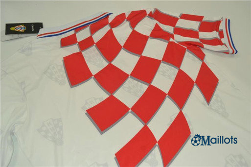 Dessin Maillot Vintage foot Coupe du Monde Croatie Domicile 1998 pas cher