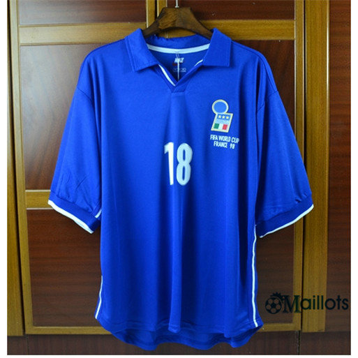 Thaïlande Maillot Rétro foot Italie Domicile (18 Baggio R) 1998 pas cher