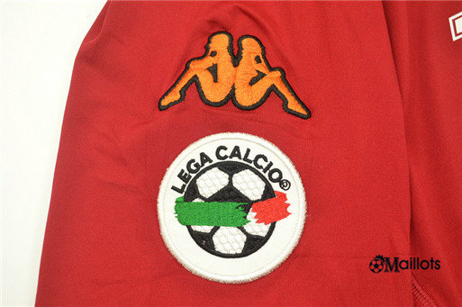 Pas cher Maillot foot Vintage fc AS Roma Domicile 2000/2001 pas cher
