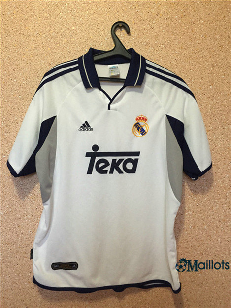 Maillot sport Vintage Champions League Real Madrid Domicile 2000-01