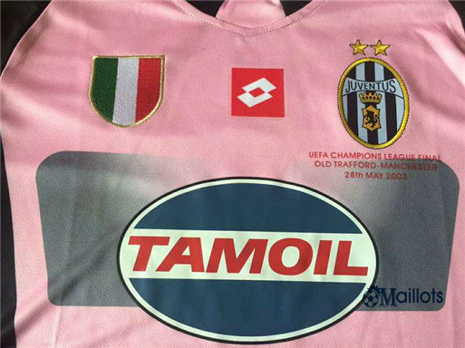 Flocage Maillot sport Rétro Champions League Juventus goalkeeper 2002/2003 pas cher