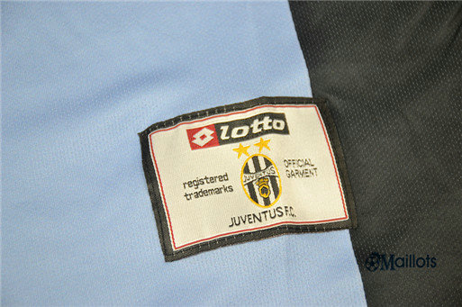 A Vendre Maillot Vintage foot Champions League Juventus goalkeeper Bleu 2002/2003 pas cher