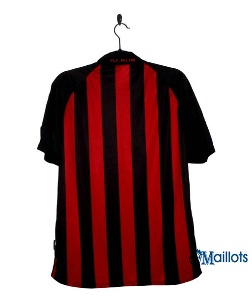 Thaïlande Maillot sport Vintage Milan AC Domicile 2002-2003 pas cher
