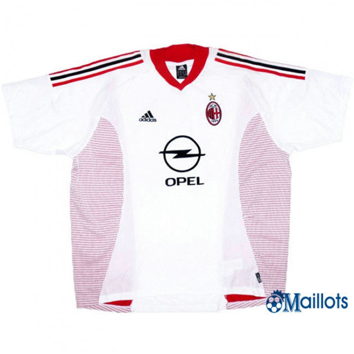 Maillot Rétro football Milan AC Exterieur 2002-03