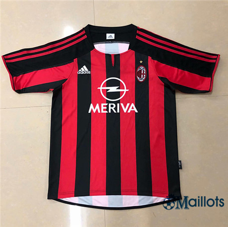 Maillot sport Vintage Milan AC Domicile 2003-04