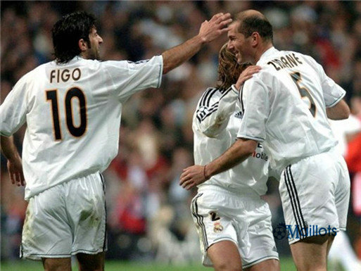 Foot Rétro Maillot  Real Madrid Domicile 2003/2004 pas cher