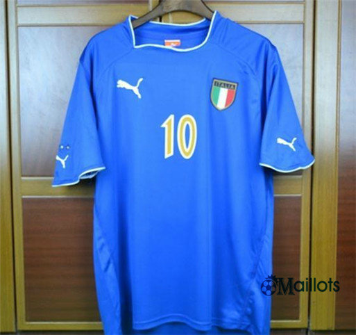 Thaïlande Maillot Rétro foot Italie Domicile (10 Totti) 2003 pas cher