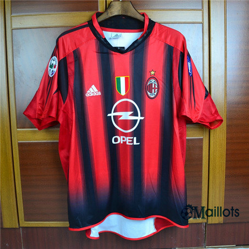 Maillot sport Vintage Milan AC Domicile 2004-05