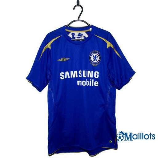 Maillot Rétro football Chelsea Domicile Bleu 2005-06