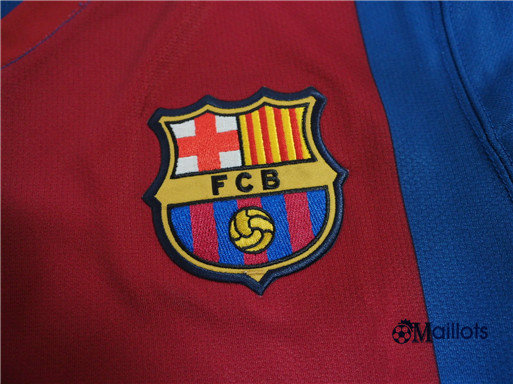 Une piece Maillot foot Rétro Barcelone Manche Longue Domicile 2006/2007 pas cher