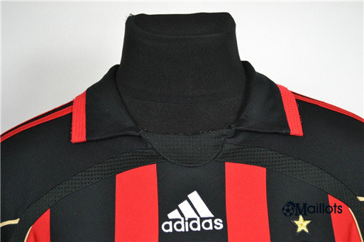 Copie Maillot Vintage fc football Milan AC Domicile 2006/2007 pas cher