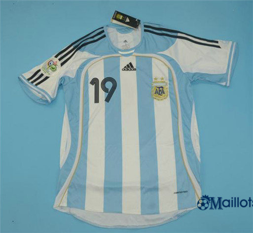 Thaïlande Maillot sport Vintage Argentina Domicile (19 Messi) 2006 pas cher