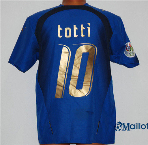 Maillot Rétro foot Italie Domicile (10 Totti) 2006