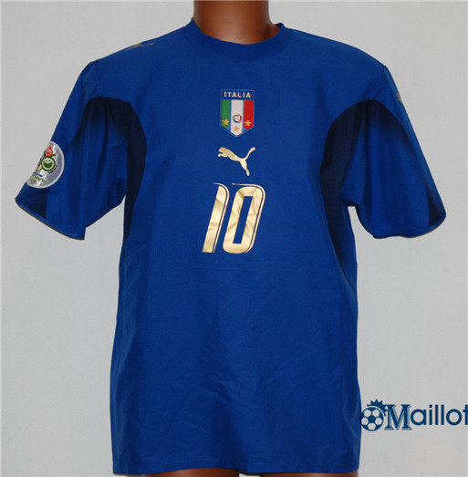 Thaïlande Maillot Rétro foot Coupe du Monde Italie Domicile (10 Totti) 2006 pas cher