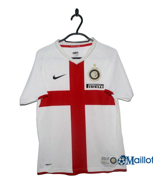 Maillot sport Vintage Inter Milan Exterieur Blanc 2007-08