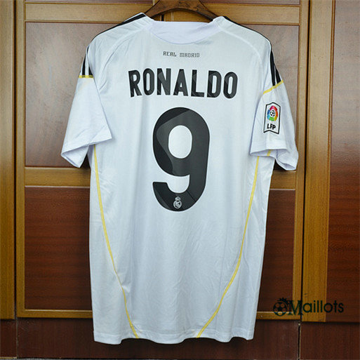 Maillot sport Vintage Real Madrid Domicile (9 Ronaldo) 2009-10