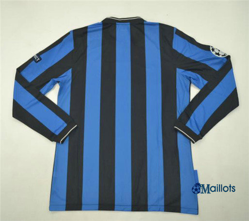 Thaïlande Maillot sport Vintage Inter Milan Manche Longue Domicile 2010 pas cher