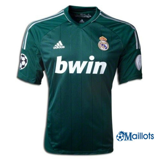 Maillot Rétro football Real Madrid Exterieur Vert 2012-13