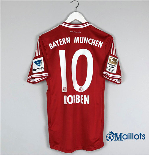 Maillot sport Vintage Bayern Munich Domicile (10 Bayern Munich) 2013-14