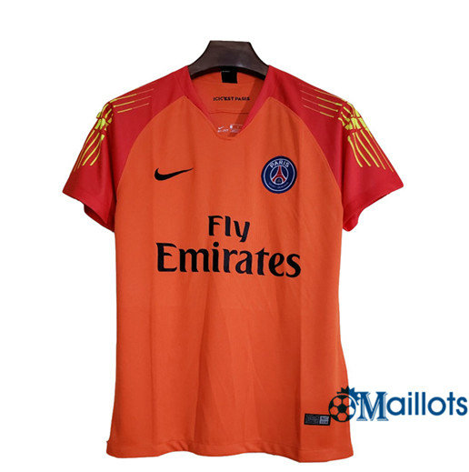 Maillot football PSG Gardien de but Orange 2018-2019