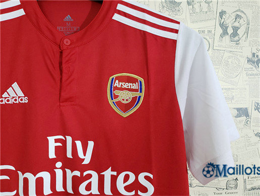 Maillot football Arsenal Domicile Rouge 2019 2020 pas cher