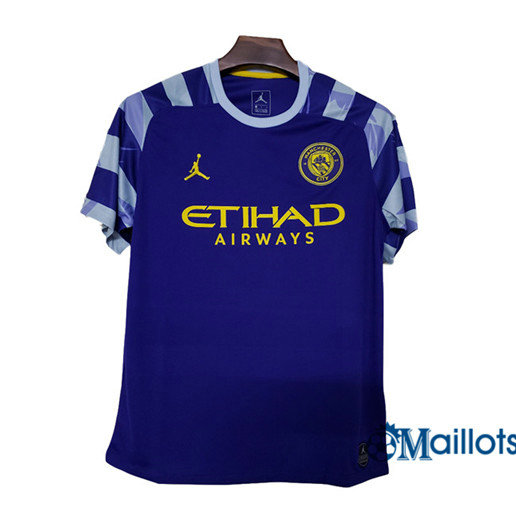 Maillot football Manchester City Jordan Bleu 2019 2020