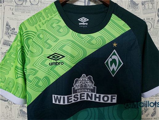 Maillot football Werder Bremen Vert 2019 2020 pas cher