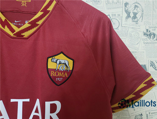 Maillot AS Roma Domicile Jujube Rouge 2019 2020