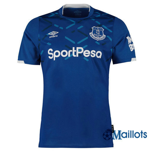 Grossiste maillot foot Everton Domicile Bleu 2019
