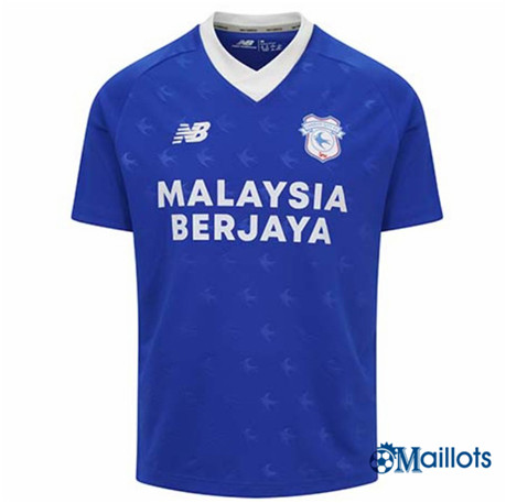 Grossiste omaillots Maillot Foot Cardiff City Domicile 2022-2023