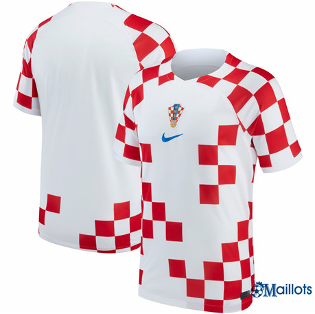 Grossiste omaillots Maillot Foot Croatie Domicile 2022-2023