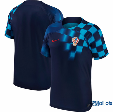 Grossiste omaillots Maillot Foot Croatie Exterieur 2022-2023