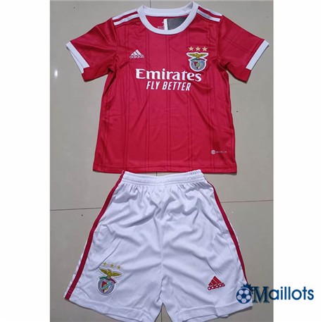 Grossiste omaillots Maillot Foot Benfica Enfant Domicile 2022-2023