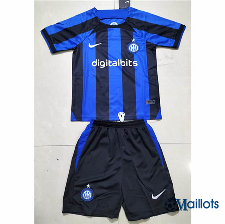 Grossiste omaillots Maillot Foot Inter Milan Enfant Domicile 2022-2023