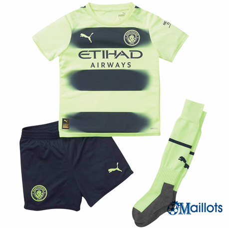 Grossiste omaillots Maillot Foot Manchester City Enfant Third 2022-2023