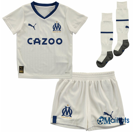 Grossiste omaillots Maillot Foot Olympique de Marseille Enfant Domicile 2022-2023