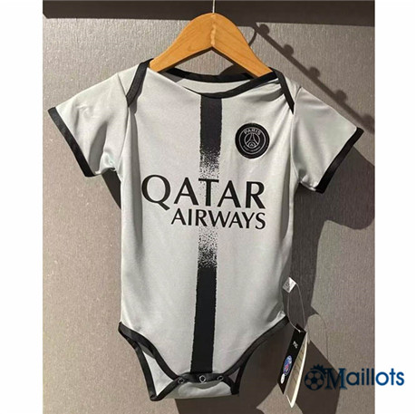Grossiste omaillots Maillot Foot PSG baby Gris 2022-2023
