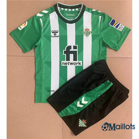 Grossiste omaillots Maillot Foot Real Betis Enfant Domicile 2022-2023