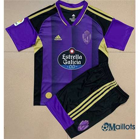 Grossiste omaillots Maillot Foot Real Valladolid Enfant Exterieur 2022-2023