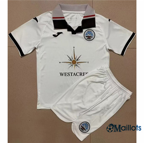 Grossiste omaillots Maillot Foot Swansea City Enfant Domicile 2022-2023