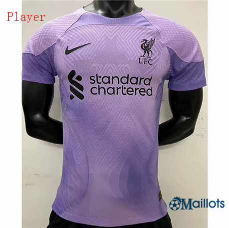 Grossiste omaillots Maillot Foot FC FC Liverpool Player Violet 2022-2023