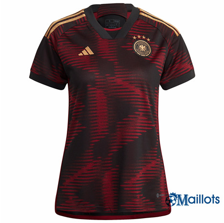 Grossiste omaillots Maillot Foot Allemagne Femme Exterieur 2022-2023