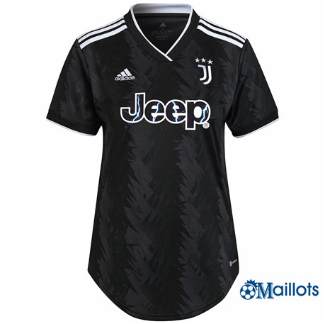 Grossiste omaillots Maillot Foot Juventus Femme Exterieur 2022-2023