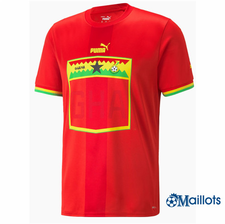 Grossiste omaillots Maillot Foot Ghana Exterieur 2022-2023